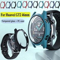 Стекло и чехол для Huawei Watch GT 2-2e, аксессуары для 46 мм/42 мм, полное покрытие, бампер, закаленное защитное стекло для huawei gt2e gt2, чехол 1005001702728784