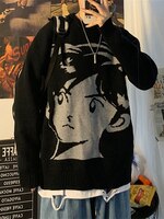 Новинка 2022, винтажный уличный вязаный свитер ZAZOMDE в стиле Харадзюку, осенне-зимний свободный утепленный пуловер в стиле хип-хоп, свитер, Мужской Топ 1005001724229633