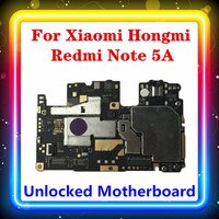 Материнская плата для Xiaomi Hongmi Redmi Note 5A, замена чистой оригинальной материнской платы с полными чипами, система MIUI Android, 16 ГБ, 32 ГБ, 64 ГБ 1005001762606035