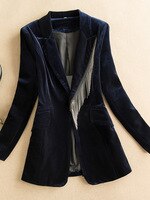 Женский бархатный пиджак черного и золотого цвета, пиджак на весну и осень, яркое модное пальто с кисточками, y901 1005001762906916