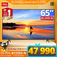 TCL 65P615 телевизор смарт  TCL телевизор 65дюйма Smart TV 4k Led TV 4K UHD Android Television 1005001764507808