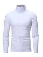 Водолазка мужская приталенная, эластичный тонкий пуловер, вязаная водолазка, брендовый свитер с высоким воротником для мужчин, весна-осень 1005001781739778