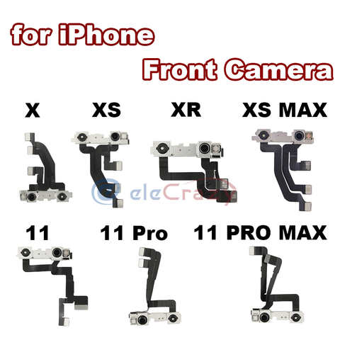 Оригинальный модуль для фронтальной маленькой камеры для iPhone X XS XR XS MAX 11 11 Pro 11 Pro Max, гибкий кабель, лента, 100% тестирование 1005001787790305