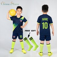 Футболка для мальчиков, спортивный костюм, женская спортивная униформа, Детский жилет для игры в футбол, детский футбольный костюм, носки 1005001790074564