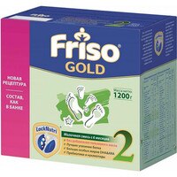 Сухая молочная смесь Friso Gold 2 LockNutri, 1200гр 1005001795810641