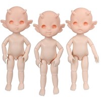 Шарнирная кукла с эльфом, 16 см, 13 шарниров, подвижные модные куклы, малыш, обнаженное тело, с outmakeup, кукла «сделай сам», аксессуары, игрушки для девочки, подарок 1005001795973003