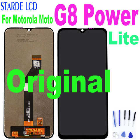 Оригинальный 5,5-дюймовый ЖК-дисплей для Motorola Moto G8 Power Lite XT2055-1/2/6,5, дисплей с сенсорным экраном, дигитайзер в сборе, стандарт LC 1005001799328755