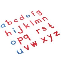 Деревянные буквы Монтессори, 26 шт., буквы красного и синего цвета, буквы для обучения на английском языке, буквы, буквы из фанеры, обучающая игрушка 1005001805547852