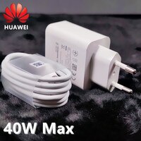 Зарядное устройство для Huawei P40 Pro, 40 Вт, USB 5 А, кабель Type-C для Huawei P40, P30, P20 Pro, MATE 20 PRO, Mate30, honor 1005001810824842