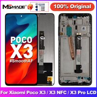 6,67 "для Xiaomi POCO X3 Дисплей LCD сенсорный экран дигитайзер для POCO X3 Pro NFC LCD запасные части M2007J20CG дисплей 1005001818479216