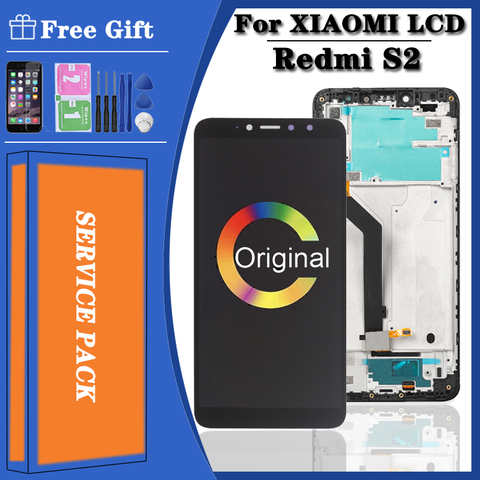Оригинальный ЖК-дисплей 5,99 дюйма для Xiaomi Redmi S2, ЖК-дисплей, сенсорный экран, дигитайзер в сборе, сменная рамка для xiaomi redmi s2 LCD 1005001820718759
