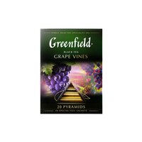 Чай Greenfield Grape Vines черный в пирамидках 20*1,8г 1005001836867434
