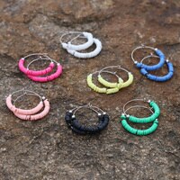 VONNOR Ювелирные серьги Необычные Модные Красочные глиняные корейские серьги для женщин и девушек 2021 подвеска ушное кольцо 1005001838295871