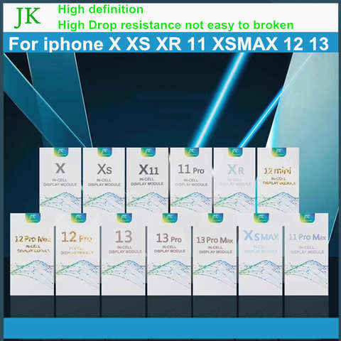 ЖК-дисплей JK Incell с сенсорным экраном и дигитайзером в сборе для iPhoneX, ЖК-дисплей Pantalla для iphone XS, XSMAX, экран ЖК 11, 11 Pro 1005001838358664