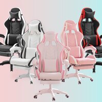 Симпатичное розовое игровое кресло для девочек, компьютерные стулья, домашнее модное удобное кресло с якорем, стул для геймеров в интернет-кафе кресло компьютерное игровой стул кресло геймерское 1005001845371722
