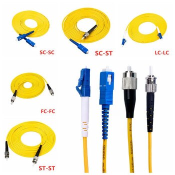 SC to SC LC to LC ST to ST FC to патч-корд FC из волокна кабель Джампер SM Simplex одномодовый оптический для сети 3 м, 5 м, 10 м, 20 м, 30 м, 50 м 1005001849524089