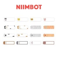NIIMBOT D11/D101/D110 наклейка с именем этикеток водостойкая цветная наклейка для хранения для принтера Niimbot D110 D11 D101 1005001852565730