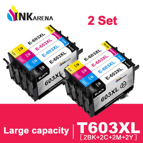 Сменный картридж 603xl T603 E603 603 XL для принтера Epson XP2100, XP2105, XP3100, WF-2830, XP4100, XP4105, WF-2835 1005001854492545