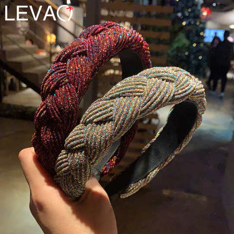 Levao новые аксессуары для волос плетеные повязки для волос обруч для волос модные ободки для волос головной убор 1005001873043315