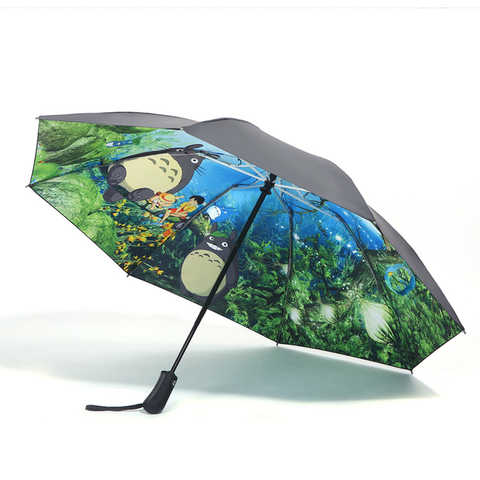 Автоматический зонт от дождя и солнца для женщин, японский УФ-Зонт от дождя и дождя в стиле аниме, хороший подарок 1005001884756048