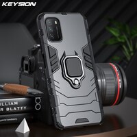 Противоударный чехол KEYSION для Xiaomi POCO M3 M4 Pro 5G F3 GT F2, кольцевая подставка для телефона, задняя крышка для POCO X3 NFC X3 Pro X4 GT X4 Pro 1005001885758004