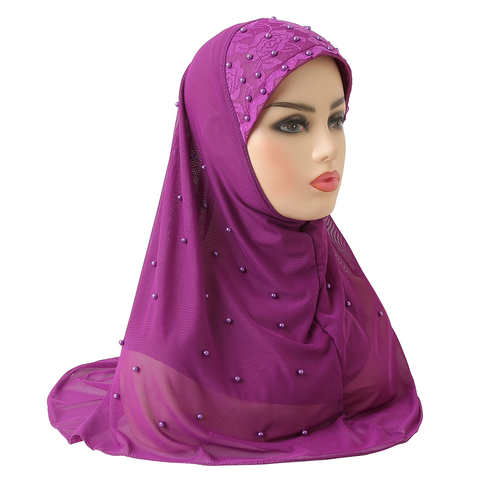 H078 для больших девушек, для взрослых, мягкая двухслойная мусульманская женская шляпа, шарф, красивый, 10 лет, шарф для девушек 1005001915683816