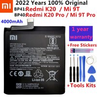 100% Оригинальный запасной аккумулятор BP41 BP40 для Xiaomi Redmi K20 Pro Mi 9T Pro Mi9T Redmi K20Pro, Премиум оригинальный аккумулятор 4000 мАч 1005001918598849