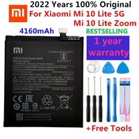 Оригинальный аккумулятор Xiao Mi BM4R для Xiaomi Mi 10 Lite 5G BM4R, оригинальный запасной аккумулятор для телефона 4160 мАч с бесплатными инструментами 1005001921536755