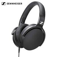 Наушники-вкладыши Sennheiser HD 400S с шумоизоляцией, Складная спортивная стереогарнитура с глубокими басами 1005001941112256