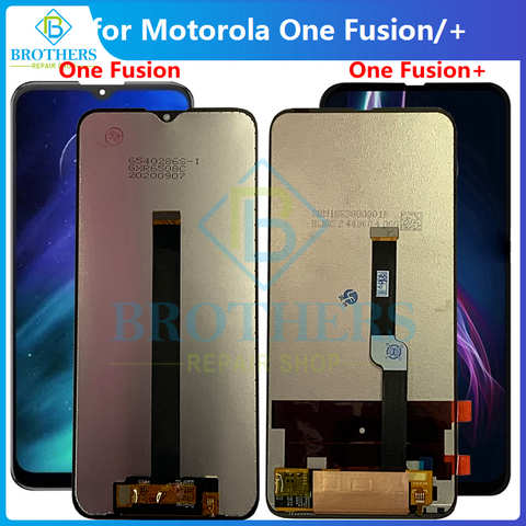 Для Motorola Moto One Fusion OneFusion Fusion + ЖК-дисплей с сенсорным экраном и дигитайзером в сборе для Motorola XT2073-2 Fusion Plus 1005001950234537