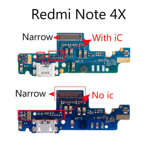 Зарядное устройство с разъемом USB для зарядки, гибкий кабель для Xiaomi Redmi Note 4X 4 Pro 4A, USB зарядное устройство, микрофонная плата 1005001962104202