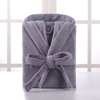 Мужской махровый Халат с капюшоном, длинное махровое полотенце из 100% хлопка, большой и высокий халат, Мужской махровый банный халат, халат для сна 1005001992488033