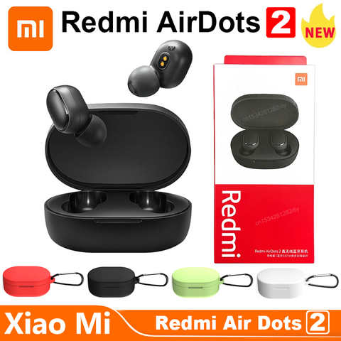 Оригинальные Xiaomi Redmi AirDots 2, наушники-вкладыши Bluetooth 5,0, беспроводные наушники с микрофоном, гарнитура с наушниками-вкладышами, управление ии, AirDots Pro 2 S 2 SE 1005001995415508