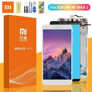ЖК-дисплей с сенсорным экраном и дигитайзером в сборе для XIAOMI Mi MAX 2, запасные части для замены ЖК-экрана Xiaomi Mi max2 1005001999471761
