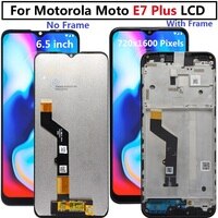 Оригинальный ЖК-дисплей для Motorola Moto E7 Plus с рамкой дисплей сенсорный экран дигитайзер в сборе для Moto E7Plus ЖК-дисплей 1005002008299101