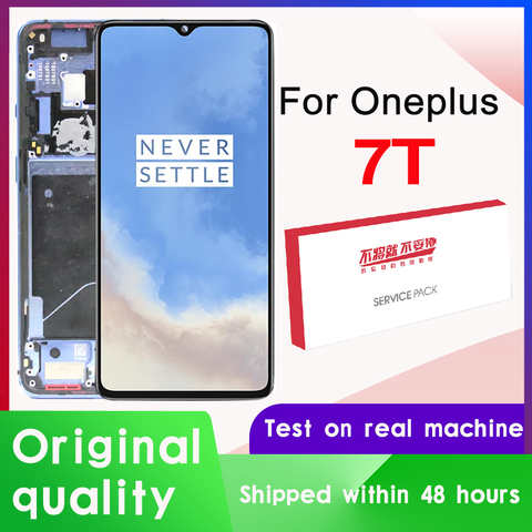 Оптовая продажа, оригинальный ЖК-дисплей 6,55 дюйма AMOLED для Oneplus 7T, детали для замены 1005002023669682