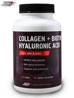 Collagen + Biotin Hyaluronic acid / PROTEIN.COMPANY / Коллаген + Биотин / Капсулы / 40 порций / 120 капсул 1005002036321228