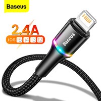 USB-кабель Baseus Lighting для iPhone 14 13 12 11 Pro Max X, кабель для быстрой зарядки iPhone 8 7 6 6s iPad, провод для передачи данных, шнур 1005002039585247