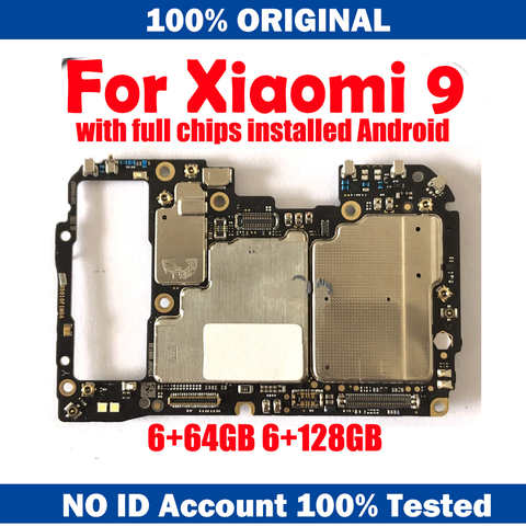 Разблокированная основная Мобильная плата материнская плата с чипами схемы гибкий кабель для Xiaomi 9 Mi9 M9 Mi 9 128 Гб 64 Гб ROM 1005002060267344