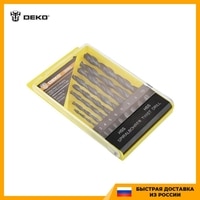 Набор сверл по металлу DEKO DH08-2 8 ед (3-10 мм) 065-0532 1005002091392165