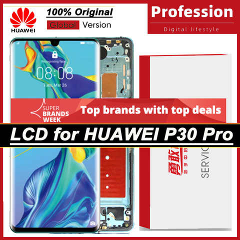 Оригинальный 6,47 "OLED-дисплей для Huawei P30 Pro, ЖК-дисплей, сенсорный экран, дигитайзер, VOG-L29, модели, запчасти для ремонта 1005002097928138