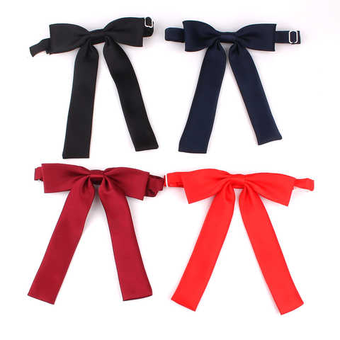 Новые однотонные галстук-бабочка для женщин полиэстер шейные платки модные теплые глубокие ботильоны с бантиками, для вечерние жениха бабочка взрослых черный с красным бантом 1005002099139700