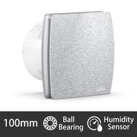 Вентилятор для ванной и душа, 230 В, 100 мм, с таймером и датчиком влажности 1005002130175133