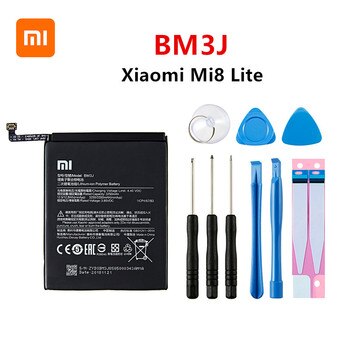 100% Оригинальный аккумулятор BM3J 3350 мАч для Xiaomi 8 Lite MI8 Lite BM3J высококачественные сменные батареи для телефона + Инструменты 1005002172337304