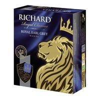 Чай Richard Royal Earl Grey черный ароматизированный в пакетиках 100 шт 1005002212832325