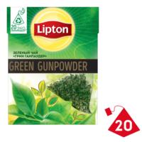 Чай зелёный Lipton Green Gunpowder в пакетиках 20 шт 1005002213037708