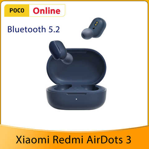 Оригинальные беспроводные наушники Xiaomi Redmi AirDots 3 Mi True, Bluetooth 5,2, гарнитура с автоматической связью, умное сенсорное управление 1005002232098830