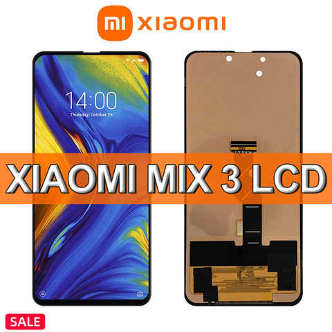 100% Оригинальный дисплей для XIAOMI Mi Mix 3 Mix3 ЖК-дисплей сенсорный экран дигитайзер в сборе запасная часть для Xiaomi M1810E5A 1005002253520235