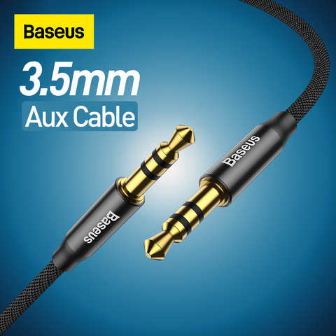 Кабель AUX Baseus с разъемом 3,5 мм, аудиокабель для mp3-наушников, автомобильный AUX-кабель для Xiaomi Redmi 5 Plus, Oneplus 5t, провод AUX 1005002260480019