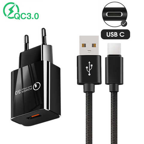 Быстрое зарядное устройство QC 3,0, USB-адаптер типа C, USB-кабель для Motorola Moto G10 G30 G8 G9 Play One Vision LG, бархатное быстрое зарядное устройство 1005002284175077